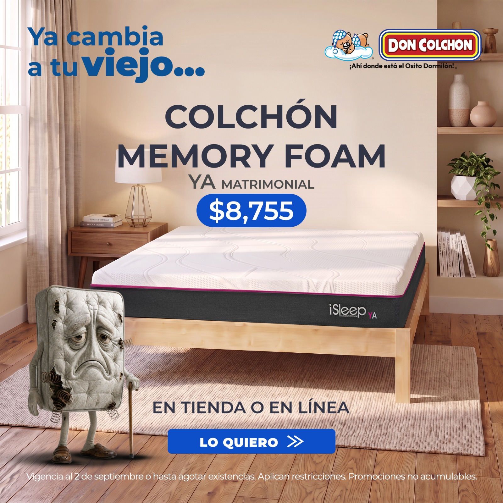 Anuncio Ya cambia a tu viejo
